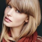 how to style blunt bangs