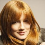 how to style curtain bangs with straightener